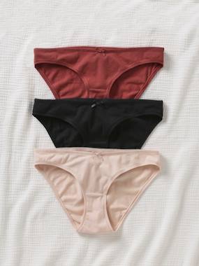 -Pack of 3 Cotton Briefs for Maternity