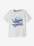 Organic T-Shirt with Animal Motif for Boys WHITE LIGHT SOLID WITH DESIGN - vertbaudet enfant 