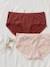 Pack of 2 Seamless Briefs in Microfibre for Maternity PINK LIGHT SOLID - vertbaudet enfant 