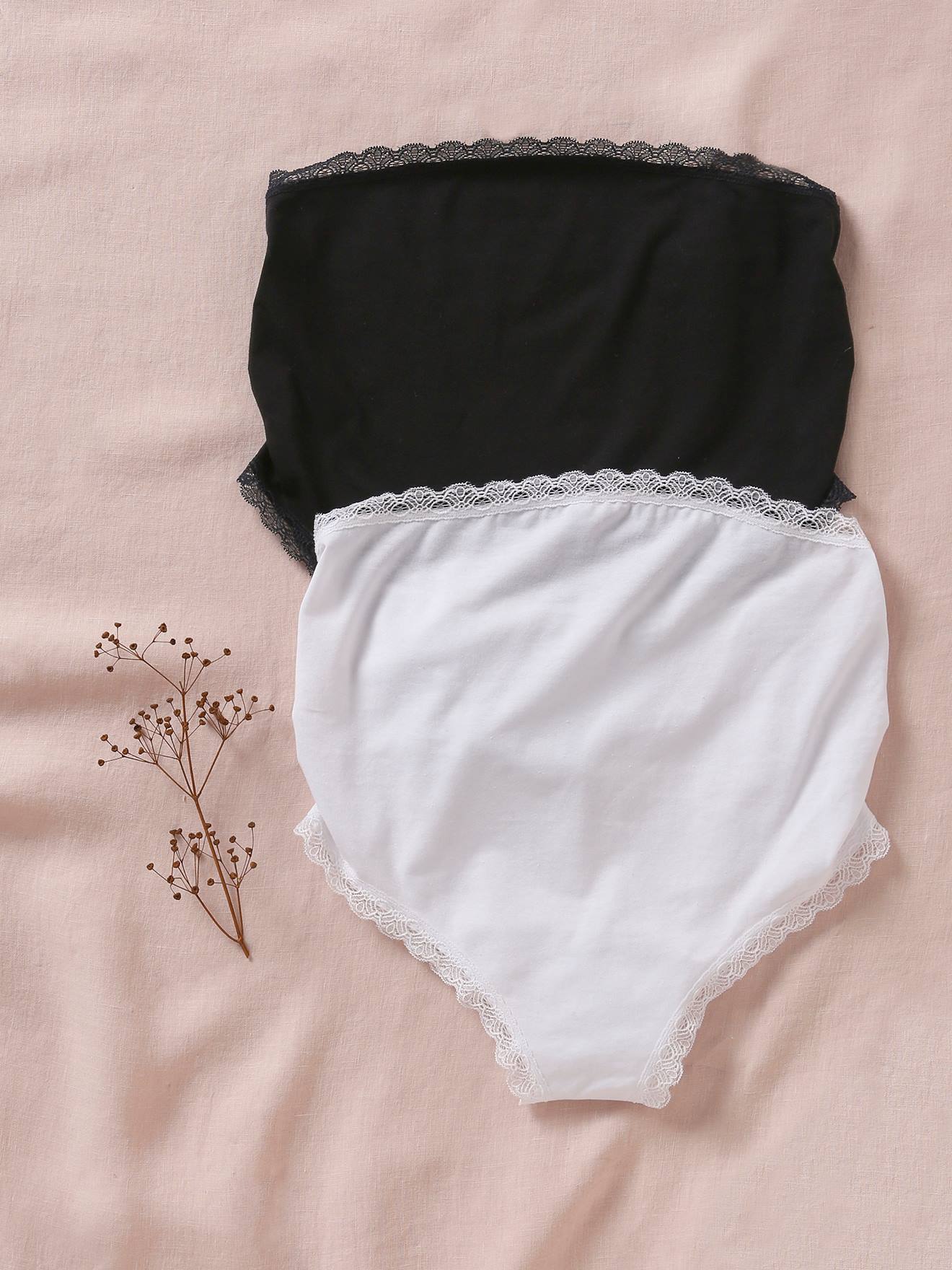 Chic-Chic 3pcs Culotte Maternité de Grossesse Femmes Enceintes de sous-vêtements Souple Slip Shorts Underwear 