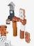 Baril de construction 100 pièces en bois FSC® gris - vertbaudet enfant 