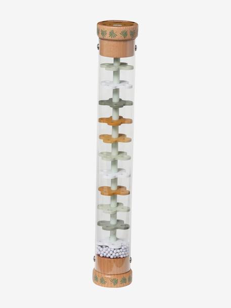 Bâton de pluie géant en bois FSC® VERT MOYEN UNI AVEC DECOR - vertbaudet enfant 