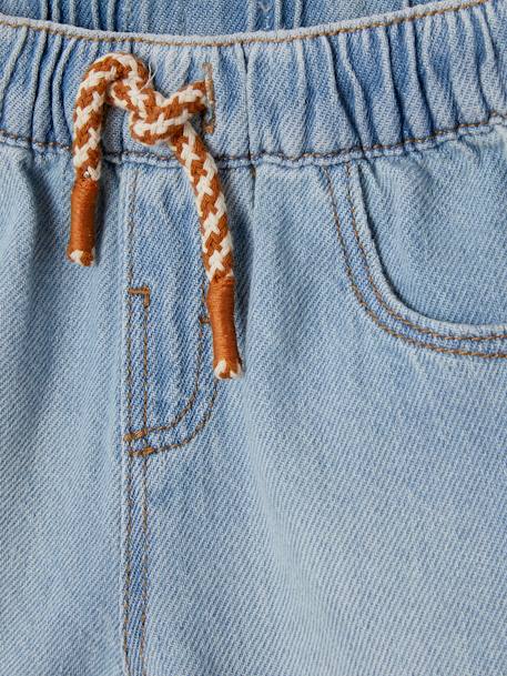Short bébé en denim double stone - vertbaudet enfant 