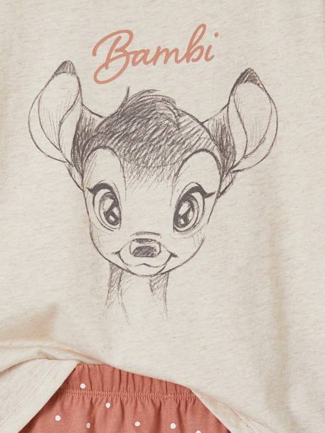 Bambi Short Pyjamas for Girls, by Disney® BEIGE MEDIUM SOLID - vertbaudet enfant 