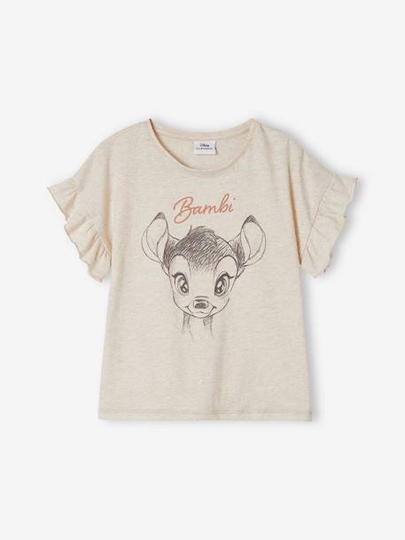 Pyjashort fille Disney® Bambi Beige chiné - vertbaudet enfant 