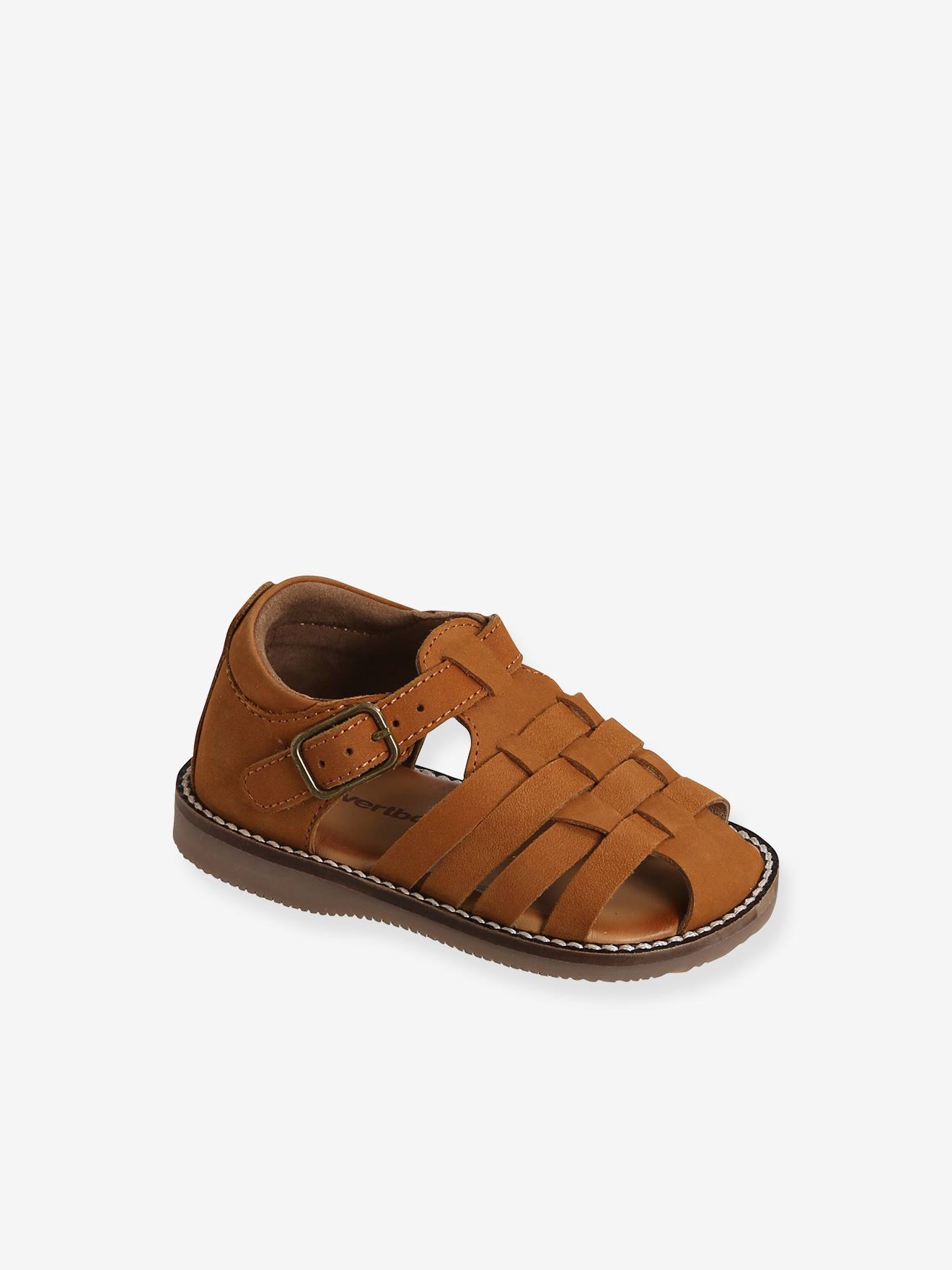 Henry Baby Boys Vintage Inspired Caged Leather Sandal - Classic Baby Boys  Sandal – Petit Foot