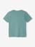 Tee-shirt bio motif animal garçon manches courtes ivoire+sauge - vertbaudet enfant 