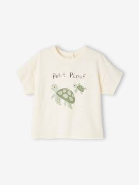 Baby-T-shirts & Roll Neck T-Shirts-T-shirts-"Sea Animals" T-Shirt for Babies