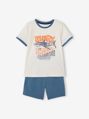 Shark Shorts & T-Shirt Combo for Boys  - vertbaudet enfant