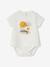 'Crocodile' Bodysuit T-Shirt for Babies WHITE LIGHT SOLID WITH DESIGN - vertbaudet enfant 