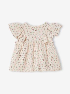 Baby-Blouses & Shirts-Blouse with Ruffles for Babies