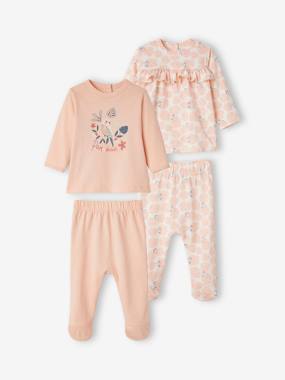 eco-friendly-fashion-Pack of 2 Pyjamas for Baby Girls