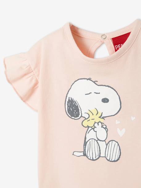 T-shirt bébé Snoopy Peanuts® bébé fille Rose anime placé - vertbaudet enfant 