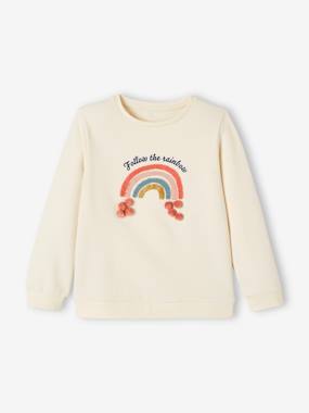 Fancy Sweatshirt for Girls  - vertbaudet enfant