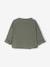 Chemise bébé col mao en gaze de coton personnalisable bleu électrique+écru+vert foncé - vertbaudet enfant 