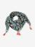 Scarf with Exotic Print for Girls, Oeko-Tex® GREEN DARK ALL OVER PRINTED - vertbaudet enfant 