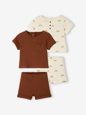 Pack of 2 Short Pyjamas for Baby Boys  - vertbaudet enfant