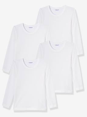 Garçon-Sous-vêtement-Lot 4 T-shirts maillot de corps BASICS
