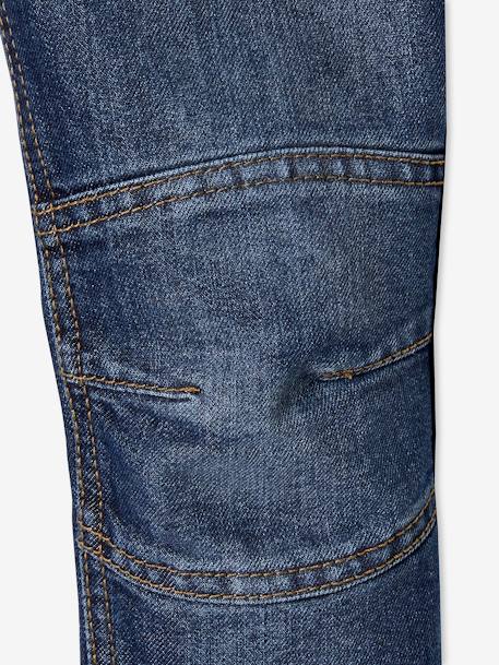 SLIM Straight-Leg MorphologiK Waterless Jeans brut denim+stone - vertbaudet enfant 
