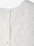 Robe cérémonie fille effet 2 en 1 haut en macramé ivoire+rose nude - vertbaudet enfant 