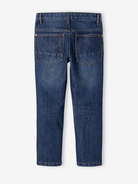 Indestructible Straight Leg Jeans for Boys BLUE DARK SOLID+BLUE DARK WASCHED+denim grey - vertbaudet enfant 