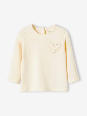 Bébé-T-shirt bébé fille poche coeur et fraises BASICS