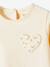 T-shirt bébé fille poche coeur et fraises BASICS beige clair - vertbaudet enfant 