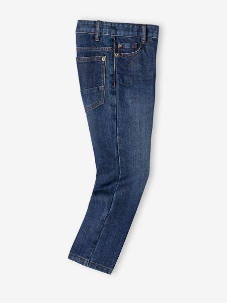 Indestructible Straight Leg Jeans for Boys BLUE DARK SOLID+BLUE DARK WASCHED+denim grey - vertbaudet enfant 
