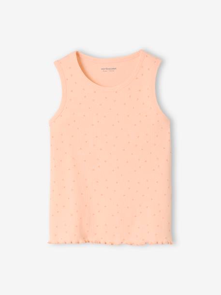 Sleeveless Printed Dress & Rib-Knit T-Shirt Set for Girls