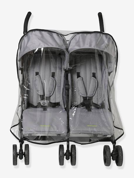 Universal Rain Cover For Side-by-Side Double Pushchair NO COLOR - vertbaudet enfant 