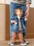 Sweat bébé en molleton motifs géométriques beige clair imprimé - vertbaudet enfant 