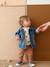 Sweat bébé en molleton motifs géométriques beige clair imprimé - vertbaudet enfant 
