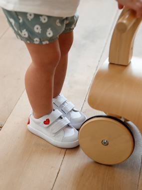 Chaussures-Chaussures fille 23-38-Baskets, tennis-Baskets scratchées bébé en toile