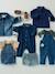 Short bébé en denim double stone - vertbaudet enfant 