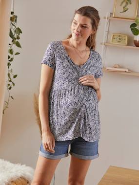 Maternity-T-shirts & Tops-Blouse for Maternity & Nursing