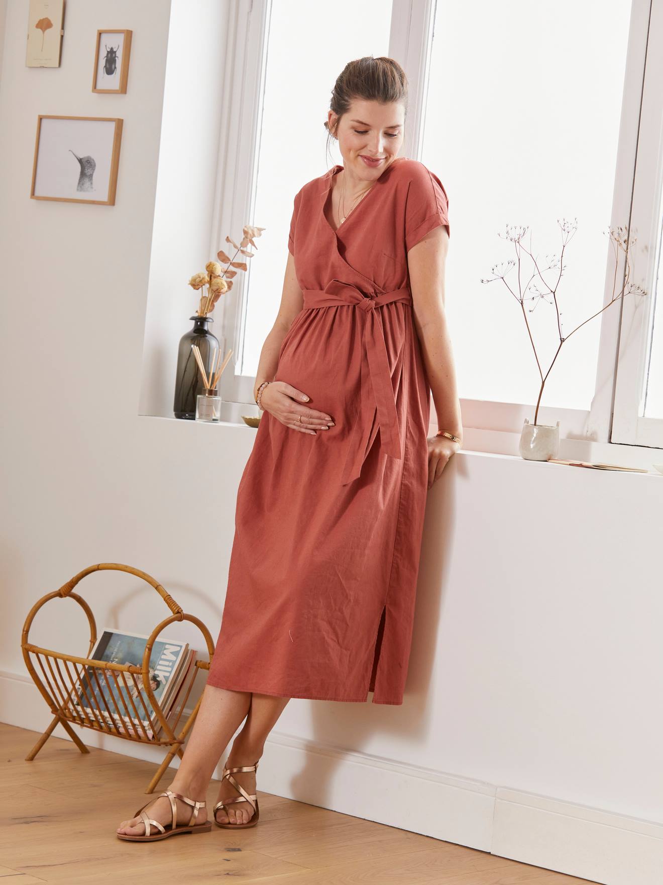 Floral Maternity Dress Cotton Loose Casual Dress Women Maternity Clothes  Plus Size Christmas Gift Pregnant Woman Maternity Dress | Wish
