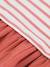Short Sleeve Dress in Jersey Knit and Organic Cotton Gauze, by PETIT BATEAU RED LIGHT STRIPED - vertbaudet enfant 