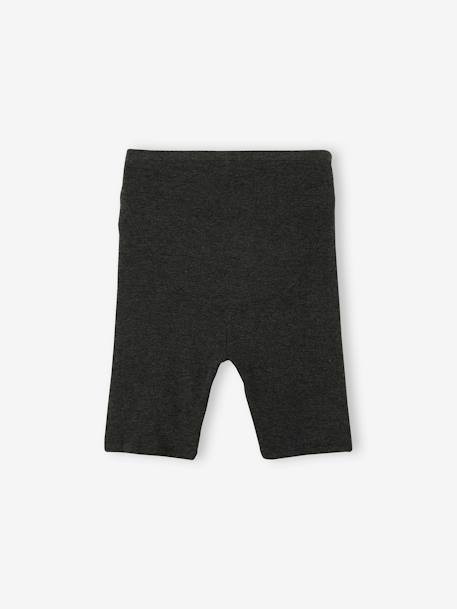 Pack of 2 Cycling Shorts in Stretch Jersey Knit for Maternity BLACK DARK SOLID - vertbaudet enfant 