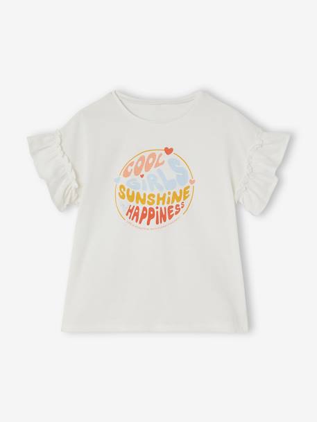 T Shirt Fille Ivoire de 2 ans à 8 ans - Stains & Stories