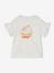 Ensemble tee-shirt et short vichy fille ivoire - vertbaudet enfant 