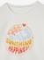 Ensemble tee-shirt et short vichy fille ivoire - vertbaudet enfant 