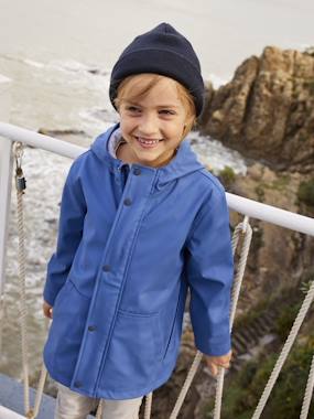 Boys-Coats & Jackets-Windcheaters & Raincoats-Sailing Raincoat with Hood & Lining for Boys