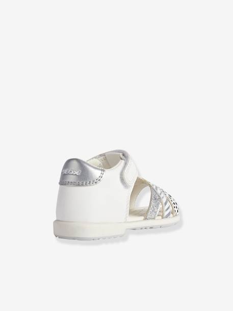 Sandals for Babies B. Verred B - VIT.S GEOX® WHITE LIGHT SOLID - vertbaudet enfant 