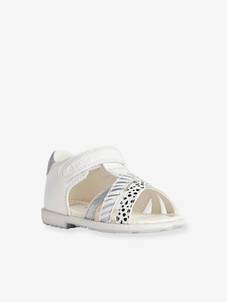 Sandals for Babies B. Verred B - VIT.S GEOX® WHITE LIGHT SOLID - vertbaudet enfant 