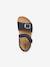 Sandales J GHITA BOY bleu+marron+NAVY RED - vertbaudet enfant 