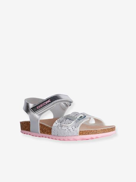 Dazzling Artistic Confession Sandals for Girls, J. Adriel G.C by GEOX® - grey light solid, Shoes