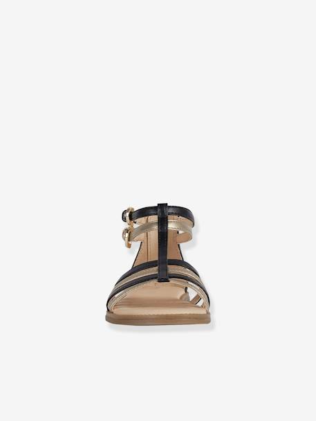 Sandales J SANDALE KARLY FILL BLACK PLATINIUM - vertbaudet enfant 