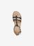 Sandales J SANDALE KARLY FILL BLACK PLATINIUM - vertbaudet enfant 