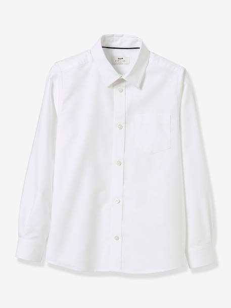 Chemise oxford garçon Blanc - vertbaudet enfant 