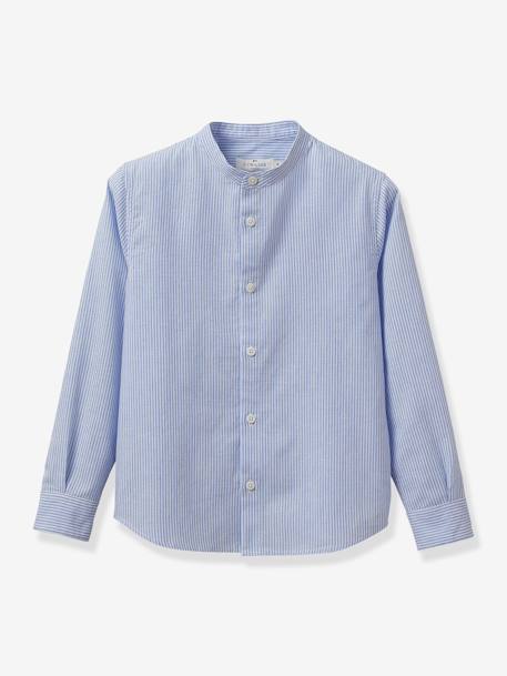Chemise - Collection Fêtes et Mariages Rayé bleu/blanc - vertbaudet enfant 